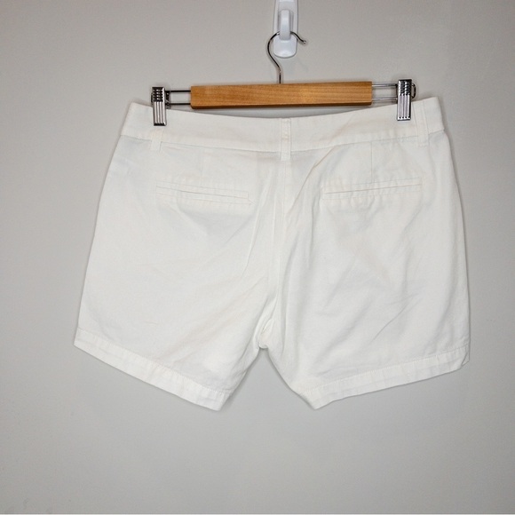 J Crew Factory Womens Size 4 Classic Chino Short White Coastal Contemporary - Picture 9 of 13